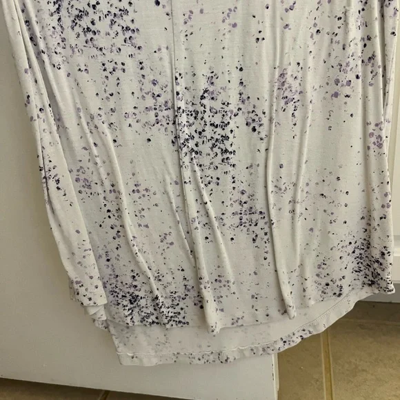 a.n.a White and Purple Women's Top - Picture 5 of 7